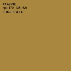 #AA873E - Luxor Gold Color Image