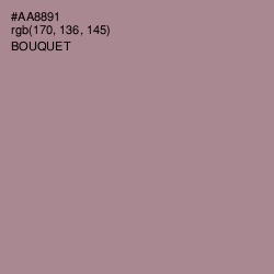 #AA8891 - Bouquet Color Image