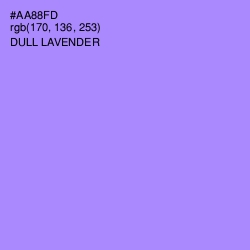 #AA88FD - Dull Lavender Color Image