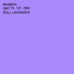 #AA89FA - Dull Lavender Color Image
