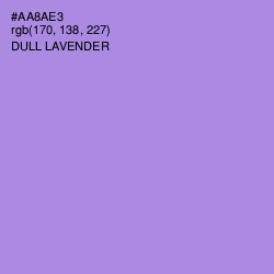 #AA8AE3 - Dull Lavender Color Image