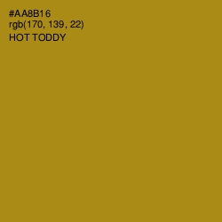 #AA8B16 - Hot Toddy Color Image