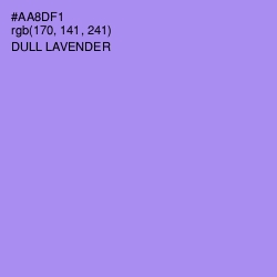 #AA8DF1 - Dull Lavender Color Image