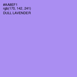 #AA8EF1 - Dull Lavender Color Image