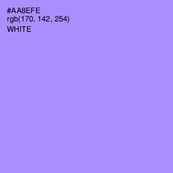 #AA8EFE - Dull Lavender Color Image