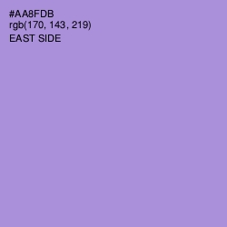 #AA8FDB - East Side Color Image