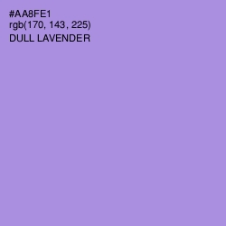 #AA8FE1 - Dull Lavender Color Image