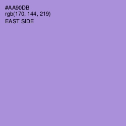 #AA90DB - East Side Color Image