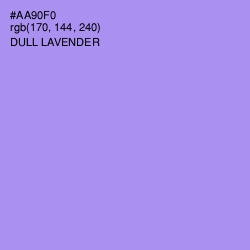 #AA90F0 - Dull Lavender Color Image