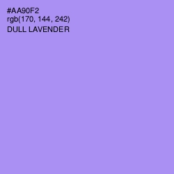 #AA90F2 - Dull Lavender Color Image