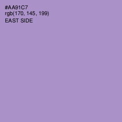 #AA91C7 - East Side Color Image