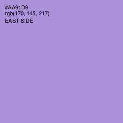 #AA91D9 - East Side Color Image
