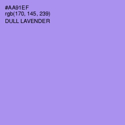 #AA91EF - Dull Lavender Color Image