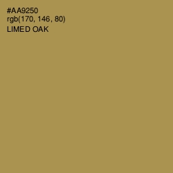 #AA9250 - Limed Oak Color Image