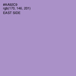 #AA92C9 - East Side Color Image