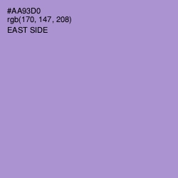 #AA93D0 - East Side Color Image