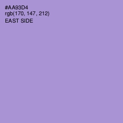 #AA93D4 - East Side Color Image