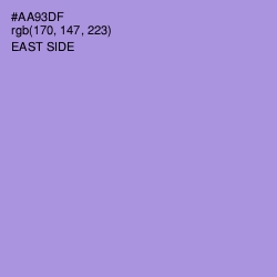 #AA93DF - East Side Color Image