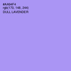 #AA94F4 - Dull Lavender Color Image