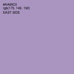 #AA95C0 - East Side Color Image