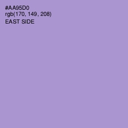 #AA95D0 - East Side Color Image
