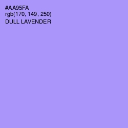 #AA95FA - Dull Lavender Color Image