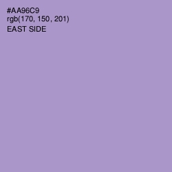 #AA96C9 - East Side Color Image