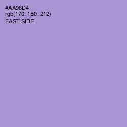 #AA96D4 - East Side Color Image