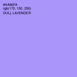 #AA96FA - Dull Lavender Color Image