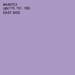 #AA97C3 - East Side Color Image