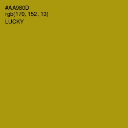 #AA980D - Lucky Color Image