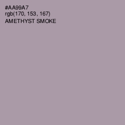 #AA99A7 - Amethyst Smoke Color Image