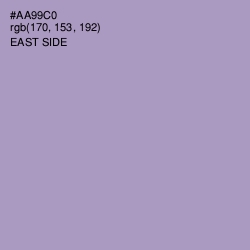 #AA99C0 - East Side Color Image