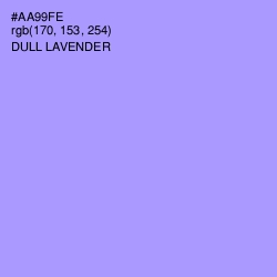 #AA99FE - Dull Lavender Color Image