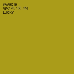 #AA9C19 - Lucky Color Image