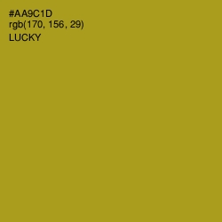 #AA9C1D - Lucky Color Image