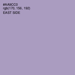 #AA9CC0 - East Side Color Image