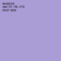 #AA9CD5 - East Side Color Image