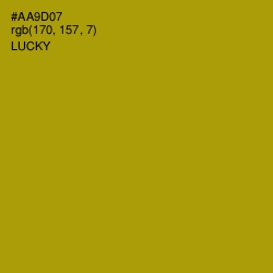 #AA9D07 - Lucky Color Image