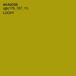 #AA9D0B - Lucky Color Image