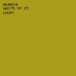 #AA9D1B - Lucky Color Image