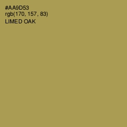 #AA9D53 - Limed Oak Color Image