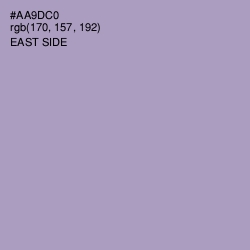 #AA9DC0 - East Side Color Image