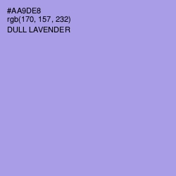 #AA9DE8 - Dull Lavender Color Image