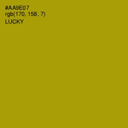 #AA9E07 - Lucky Color Image