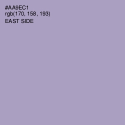 #AA9EC1 - East Side Color Image