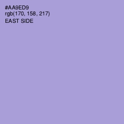 #AA9ED9 - East Side Color Image