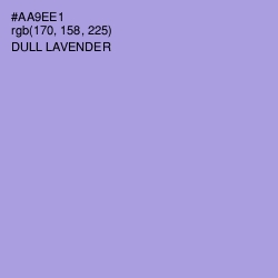 #AA9EE1 - Dull Lavender Color Image