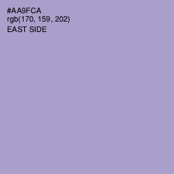 #AA9FCA - East Side Color Image