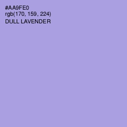 #AA9FE0 - Dull Lavender Color Image